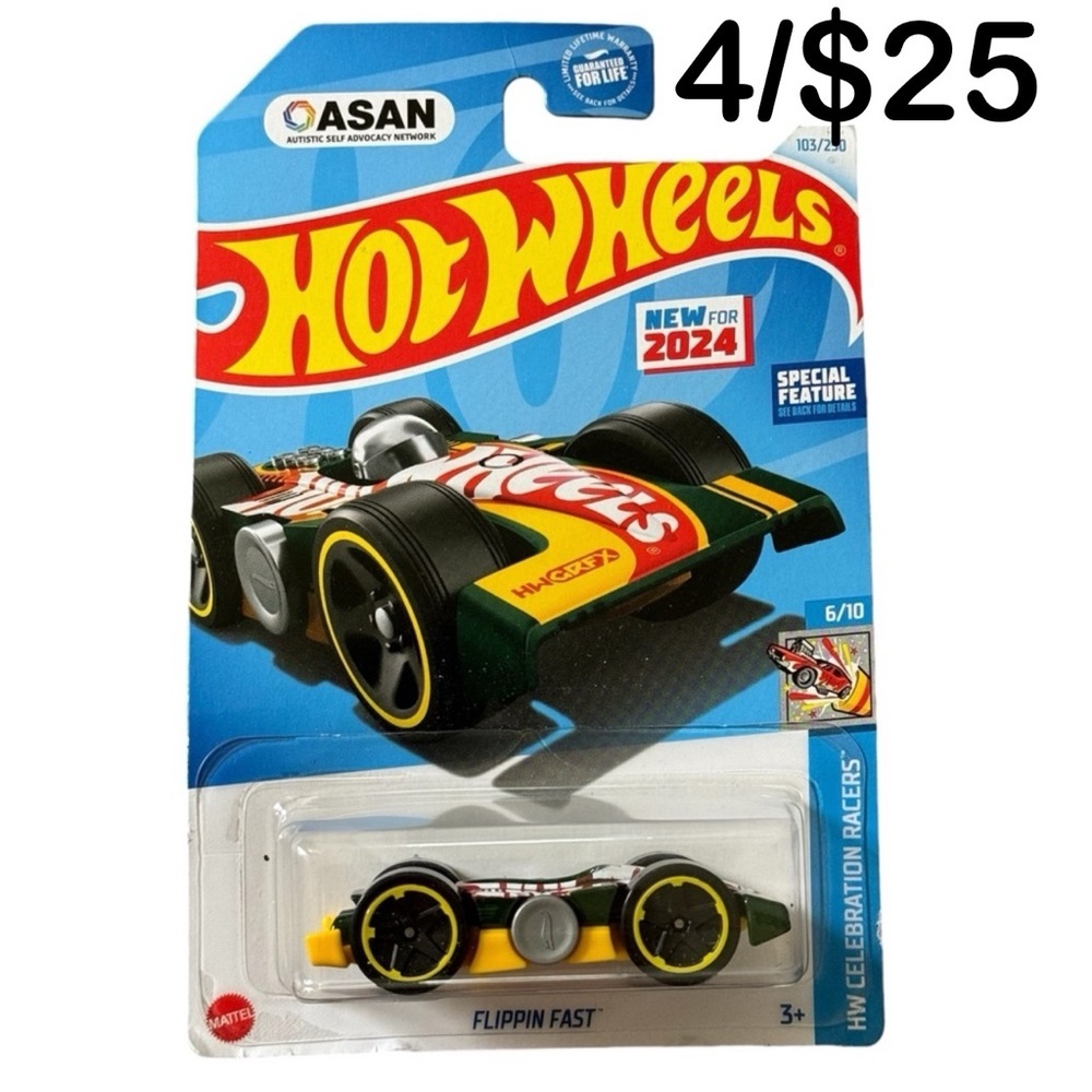 Hot Wheels Flippin’ Fast Car (Green)‎